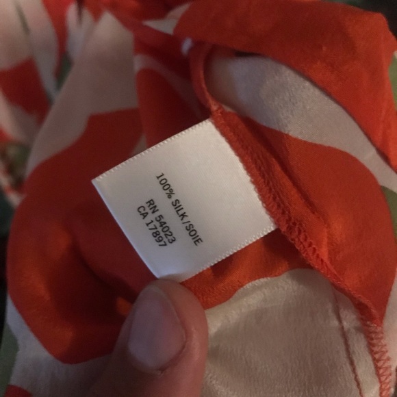 Summer silk floral top - Picture 5 of 7